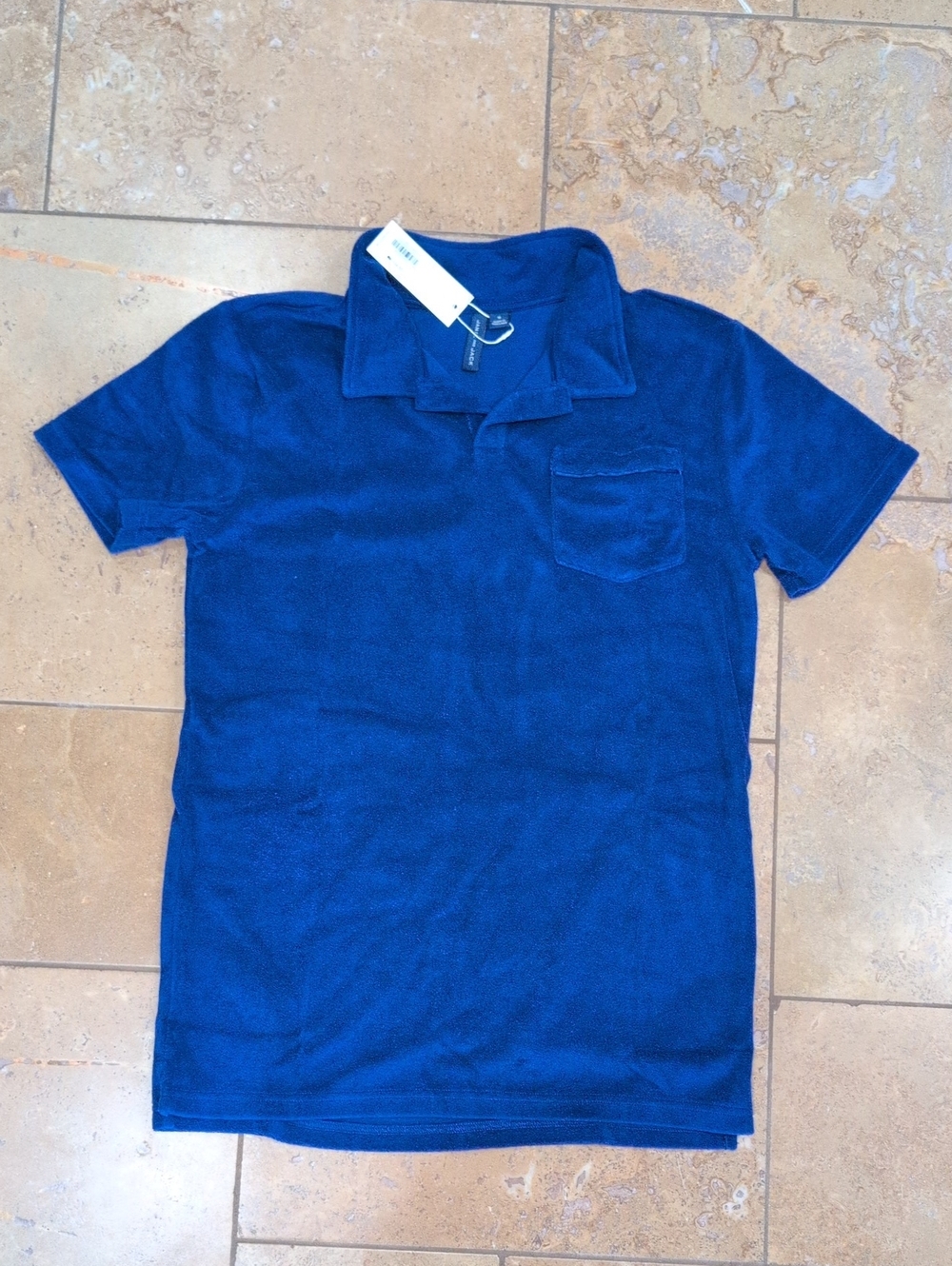 Janie and Jack boy's polo. Blue. Size 18.